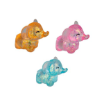Squeeze Glitter Elephant, Assorted